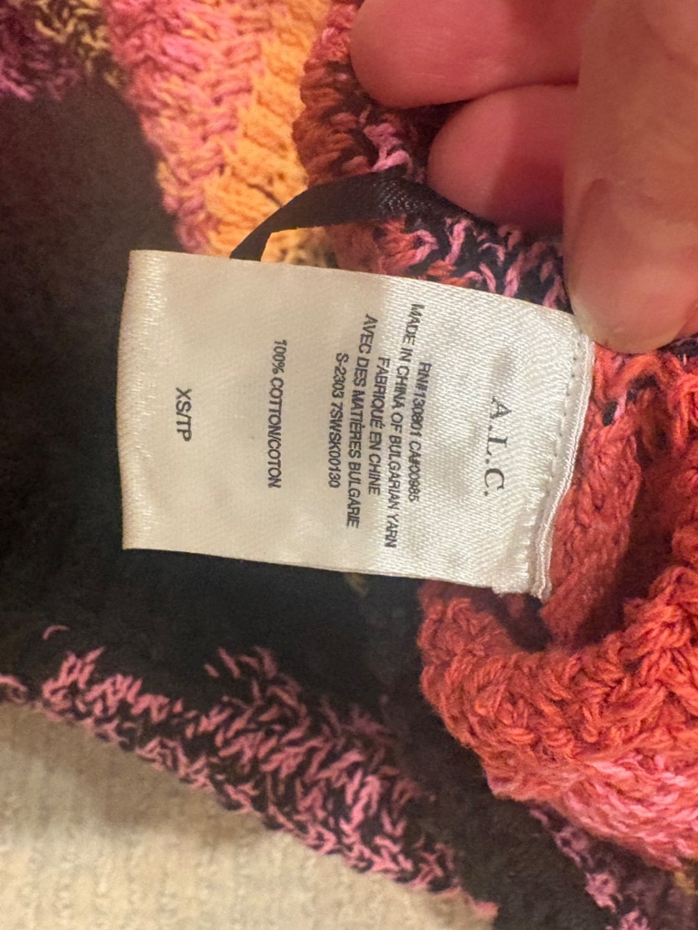 ALC Knit Crochet Sweater Skirt XS - Picture 10 of 11